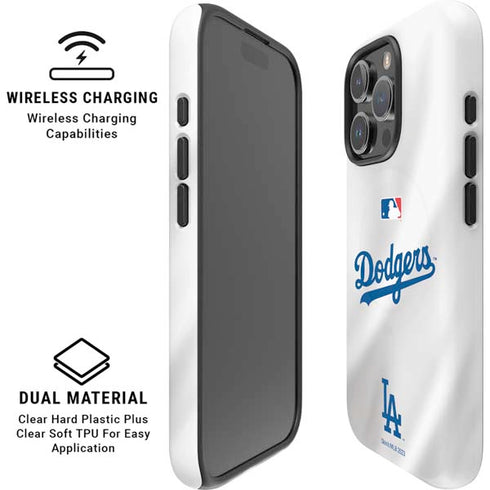 MLB Los Angeles Dodgers Home Jersey iPhone 16 Pro Magsafe Impact Case
